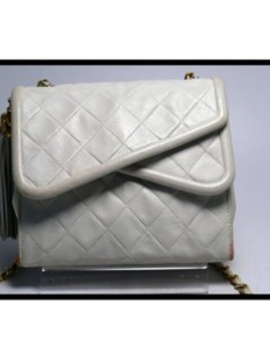 Chanel Quilted GD Metal Fittings Shoulder Bag